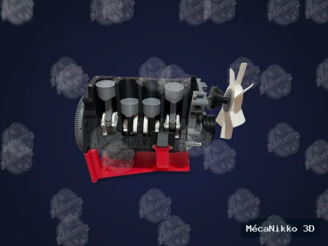 Moteur 4 cylindres fonctionnel — photo 5 sur 12